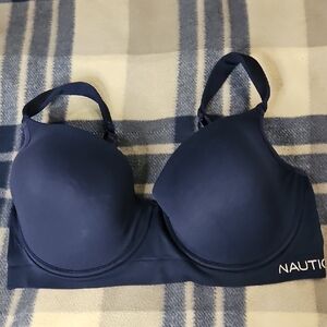 💜3/$12💜 Nautica Blue T-Shirt Bra with Underwire Support